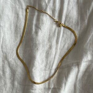 Madewell Gold Herringbone Necklace